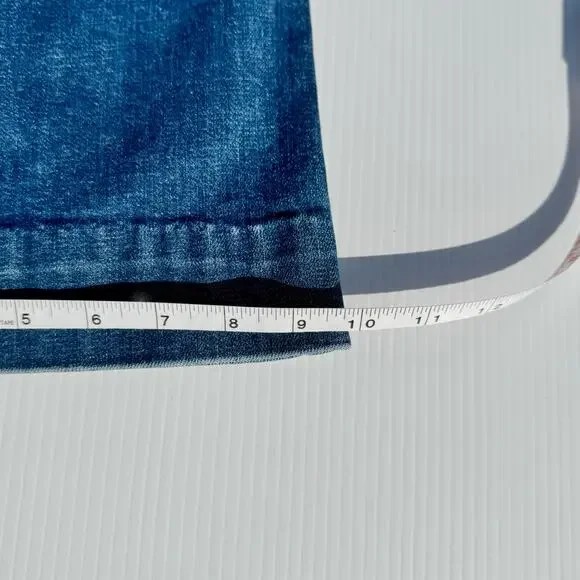 The Great. Sea Wide Leg High Rise Crop Jeans Women’s 26 Retro Boho Coastal Euro - Picture 13 of 15